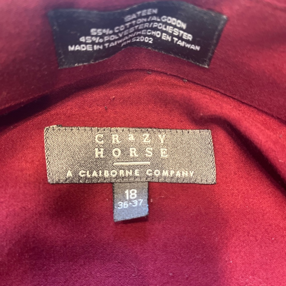 Men’s Dress Shirt - Burgundy